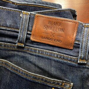 Lands' End Blake Shelton Men's Dark Blue Jeans